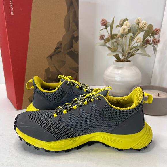 Helly Hansen Featherswift 2 TR Sneakers Charcoal/Sweet Lime 12048-964 Men 9 NWB main image 9